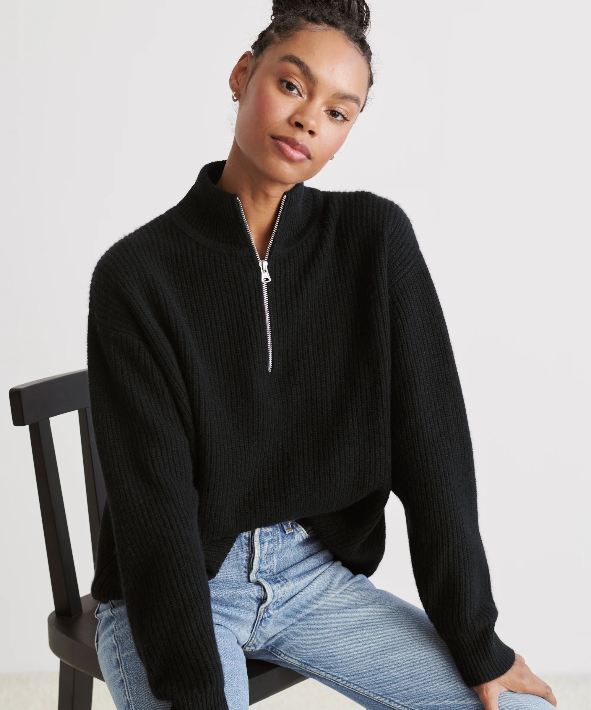 Cashmere Half Zip | Jenni Kayne