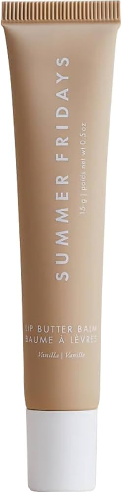 Summer Fridays Lip Butter Balm - Day/Night Hydrating Lip Mask - Shea Butter, Vegan - Vanilla (0.5... | Amazon (US)