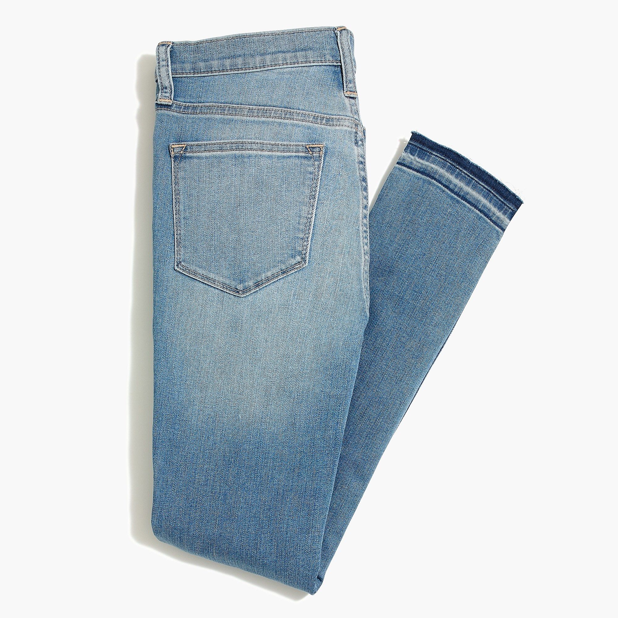 9" high-rise skinny jean with let-down hem | J.Crew Factory