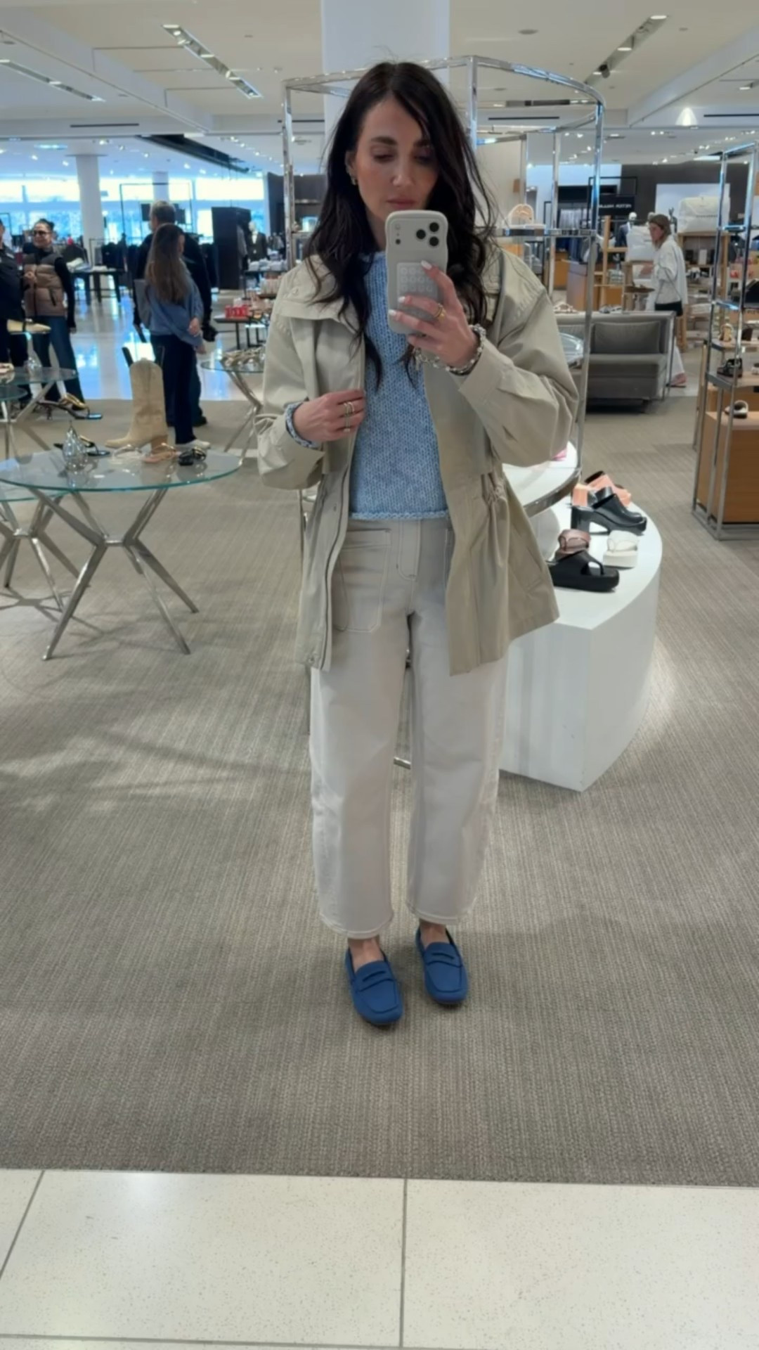 OOTD, comfy loafers, spring jacket, spring outfit, spanx jeans, free prople, casual outfit, annabrstyle
SPANX code ANNAMXSPANX

#LTKOver40