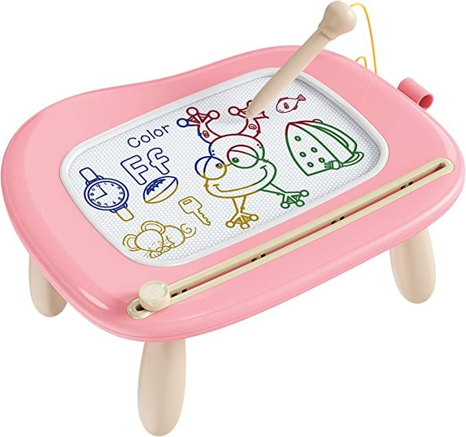 bravokids Toddler Girl Toys for 1-2 Year Old, Sturdy Magnetic Drawing Board, Colorful Doodle Sket... | Amazon (US)