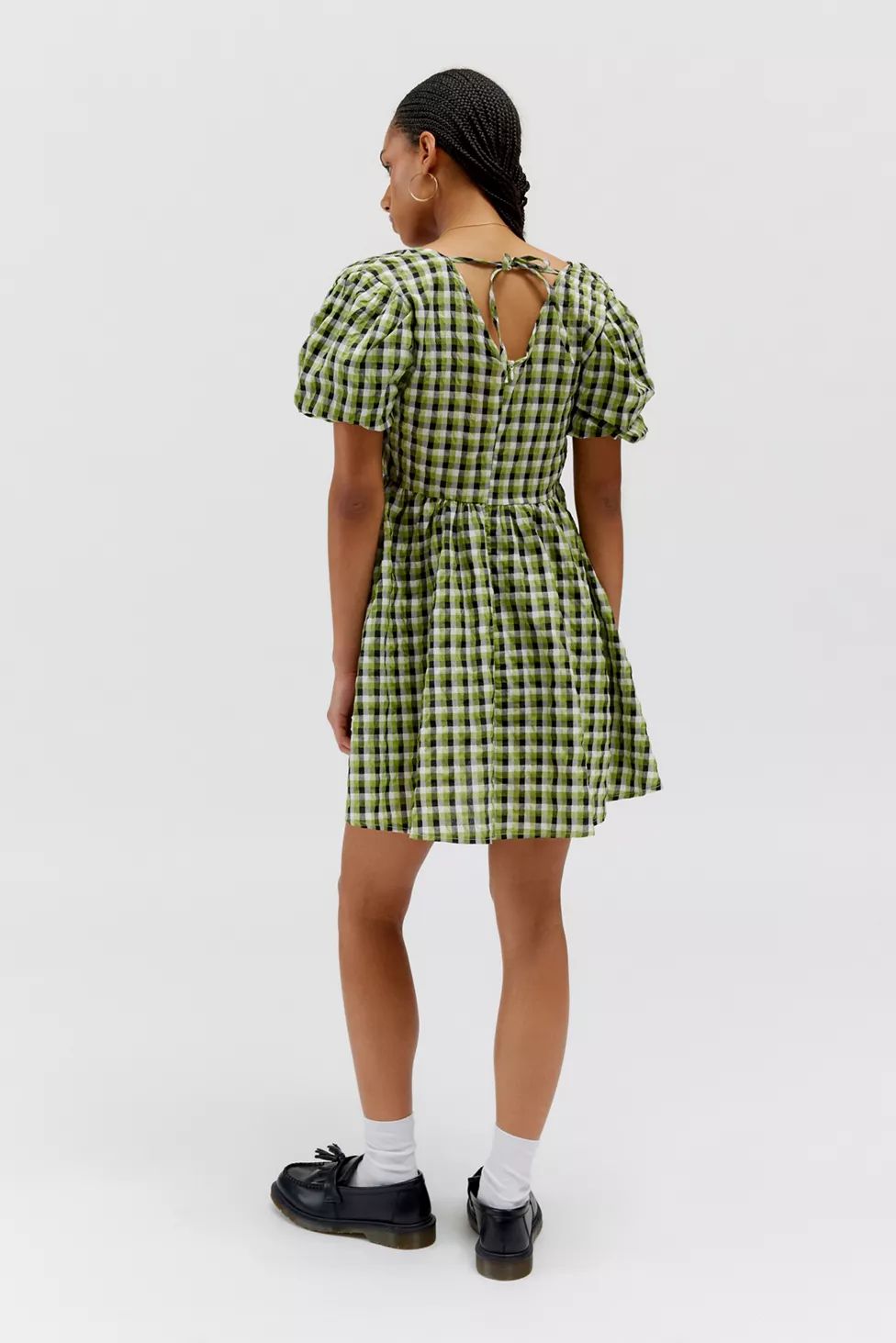 Daisy Street Seersucker Mini Dress | Urban Outfitters (US and RoW)