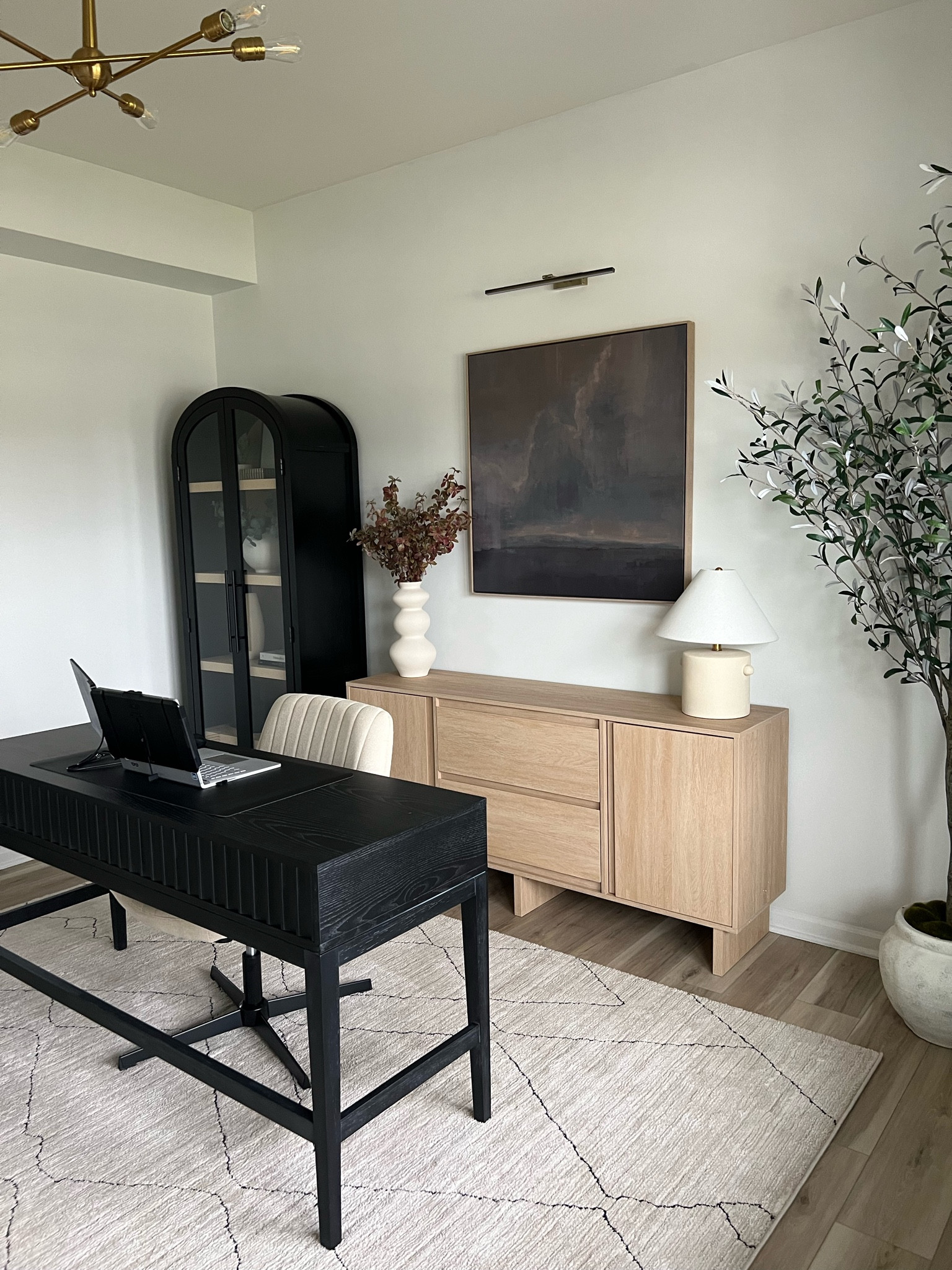 Home office decor from Target and Amazonn

Desk, arched cabinet, sideboard, tree, area rug 

#LTKHome #LTKSaleAlert