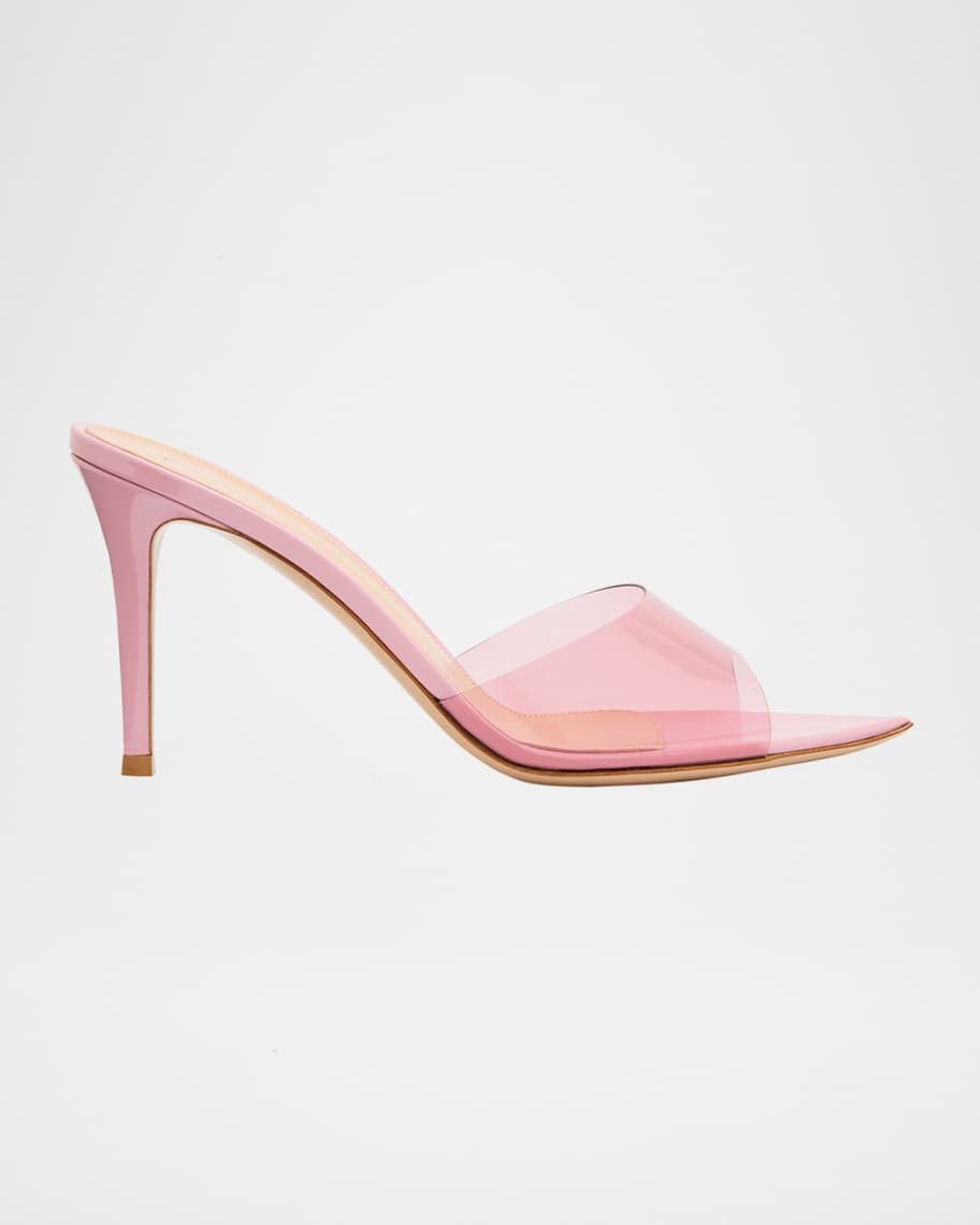 Elle Transparent Mule Sandals | Neiman Marcus
