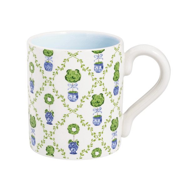 Topiary Pattern Mug | Mud Pie
