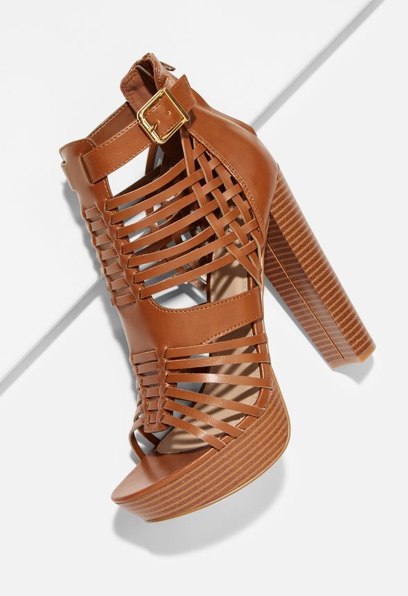 Helena Woven Platform Sandal | JustFab