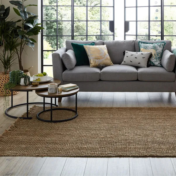 Jute Boucle Rug | Dunelm