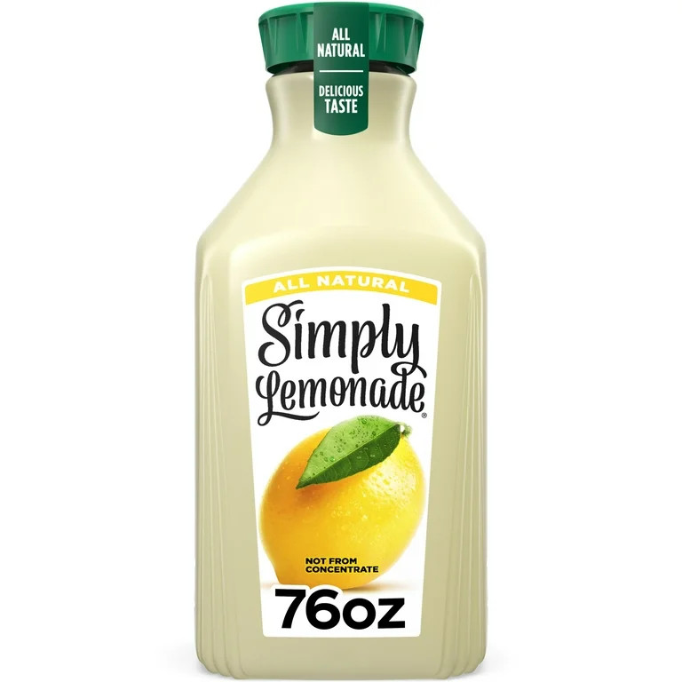 Simply Lemonade Bottle, 76 fl oz | Walmart (US)