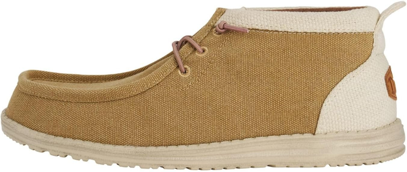 Hey Dude Men's Wally Mid | Men's Shoes | Men Slip-on Loafers | Comfortable & Light-Weight | Amazon (US)