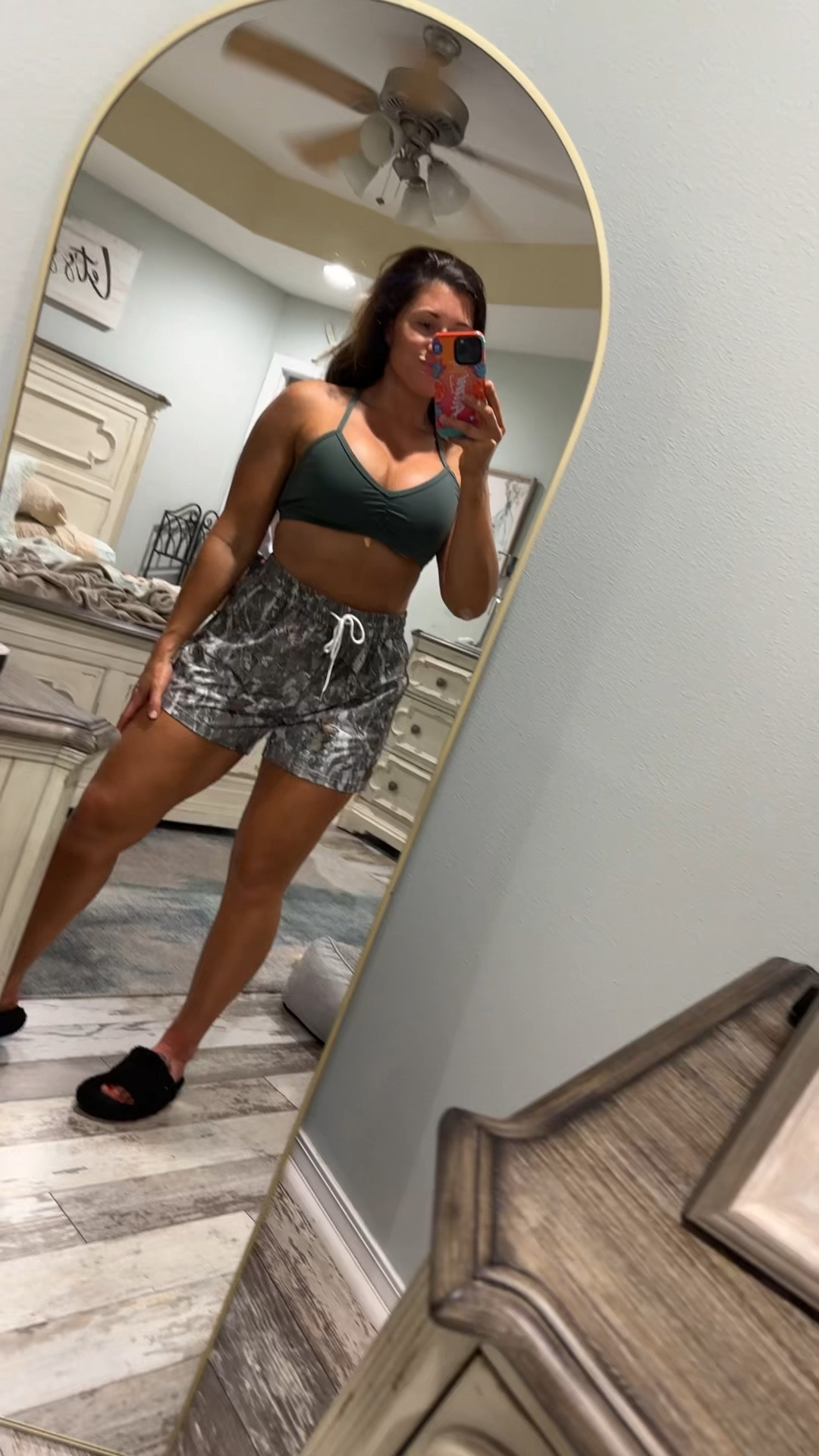 Camo lounge shorts 💚

#LTKPetite #LTKActive