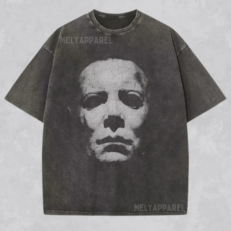 Michael Myers Shirt Slashers Tshirt Horror Movie Tee Halloween Gift for Him Her Retro Graphic Com... | Etsy (US)