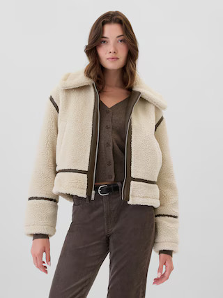 Relaxed Sherpa Coat | Gap Factory