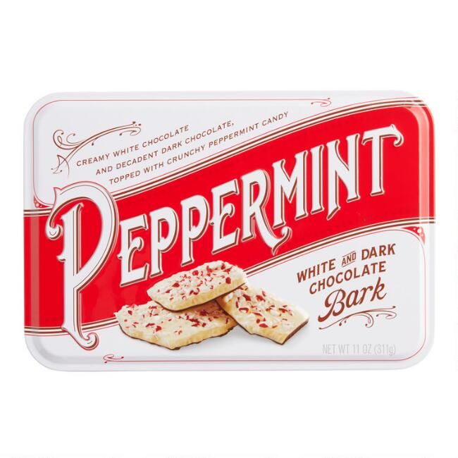Peppermint Bark Tin | World Market
