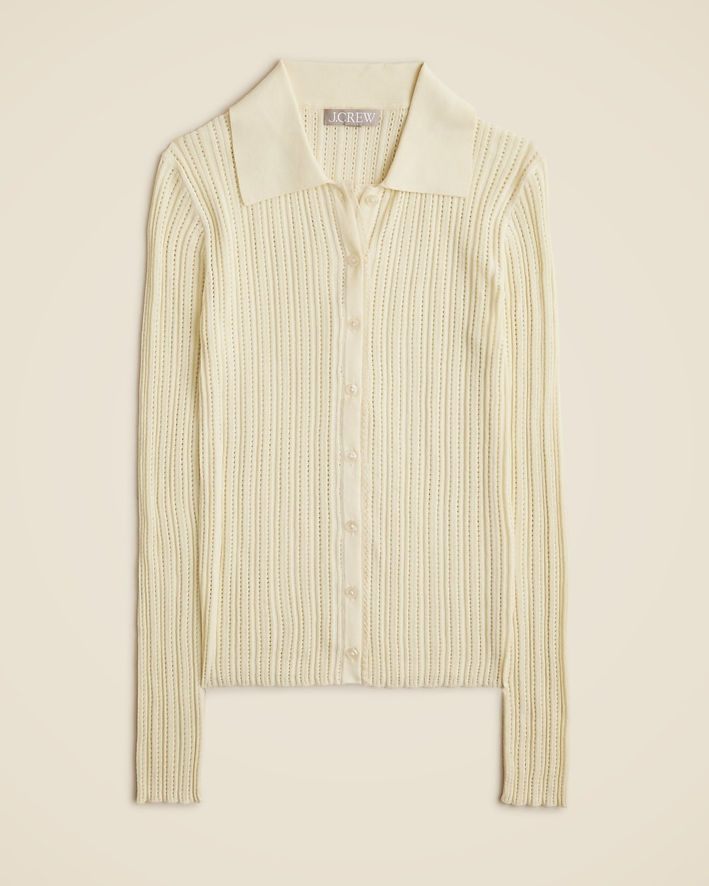 Ribbed tulle-trim sweater-tee in premium ultra-fine cotton | J. Crew US