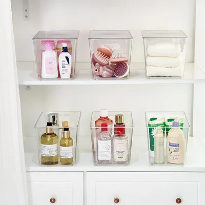 Vtopmart 8 Pack Clear Stackable Storage Bins With Lids,xlarge Plastic Containers With Handle For Pantry Organizer And Storage,perfect For Kitchen,frid | Wayfair North America