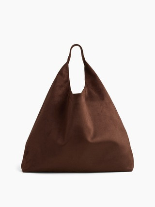 Slouchy Vegan-Suede Tote Bag | Gap Factory