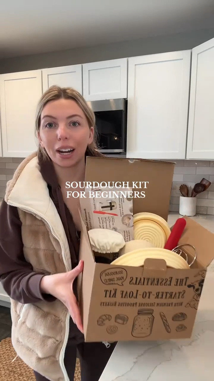 This sourdough kit comes with SO much for such a good deal. And is on sale!! #sourdough #sourdoughforbeginners #baking #sourdoughstarter

#LTKGiftGuide #LTKHoliday #LTKdayinmylife