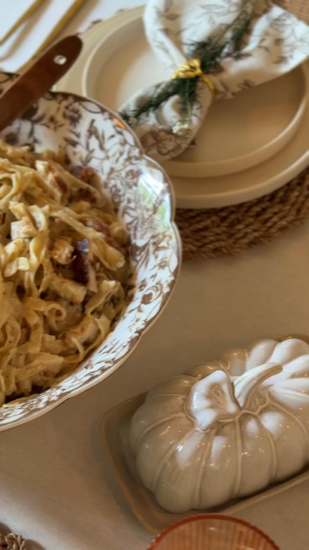 Hosted dinner last night with friends and received so many compliments on this bowl! The detail is so beautiful and it’s huge!!