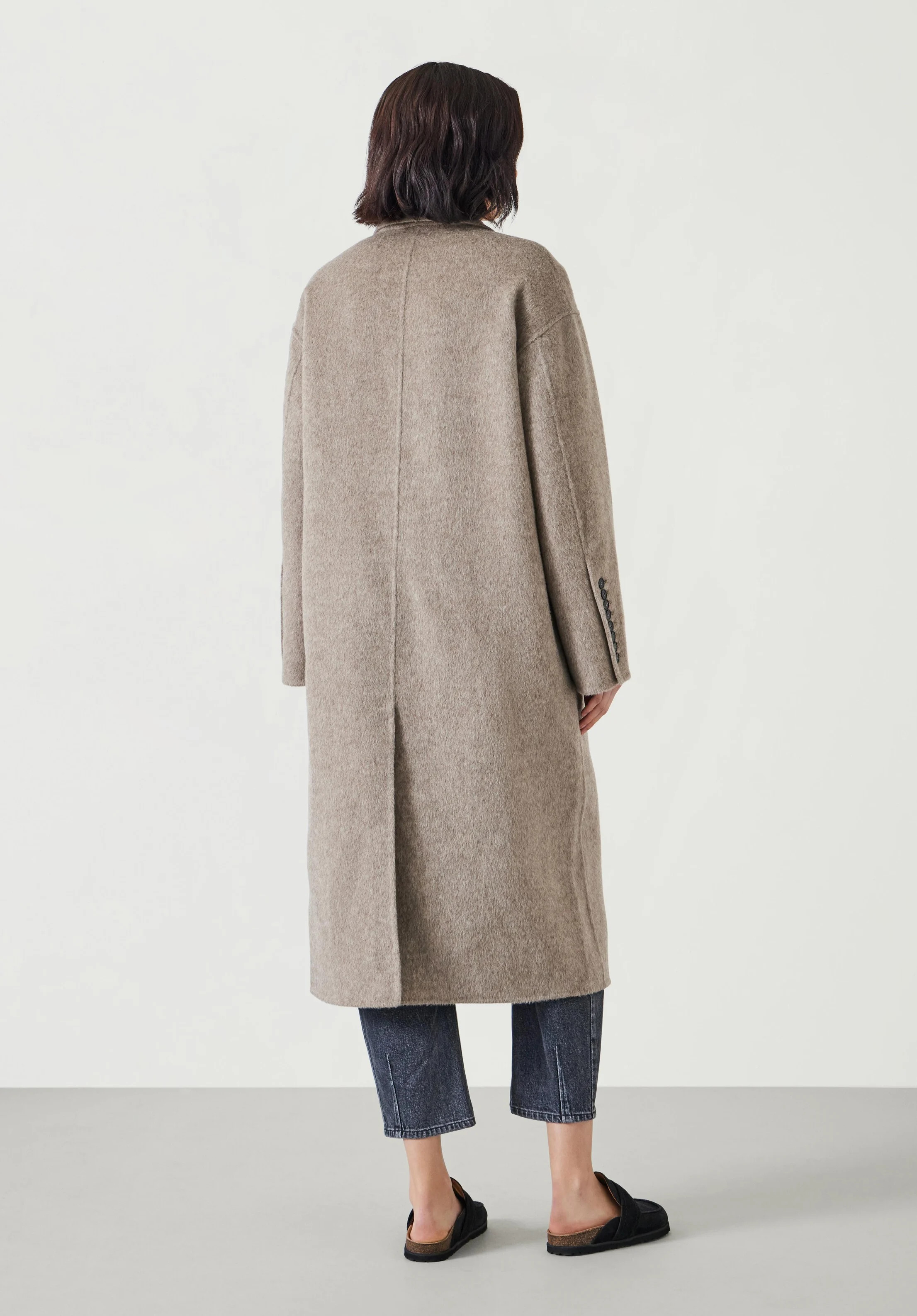 Pure Wool Double Faced Oversized Coat | Hush UK