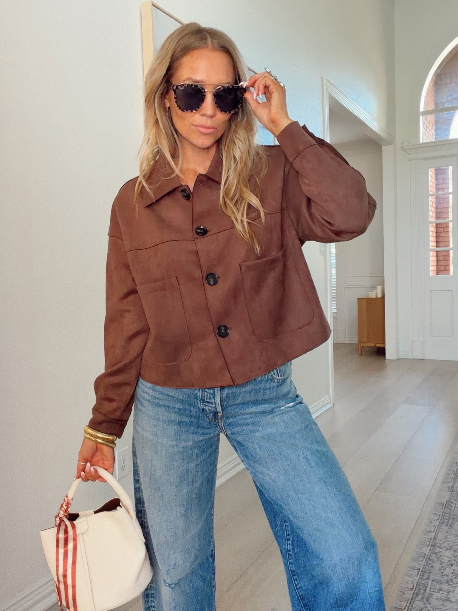 🤍High end vibes in an Amazon budget? YES, PLEASE! This suede cropped jacket is the perfect fall staple for your closet. 

I’m wearing my tts (small)

5’5” // 120 ish lbs

#LTKdayinmylife #LTKgrwm #LTKootd