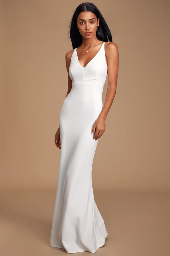 Melora White Sleeveless Maxi Dress | Lulus (US)