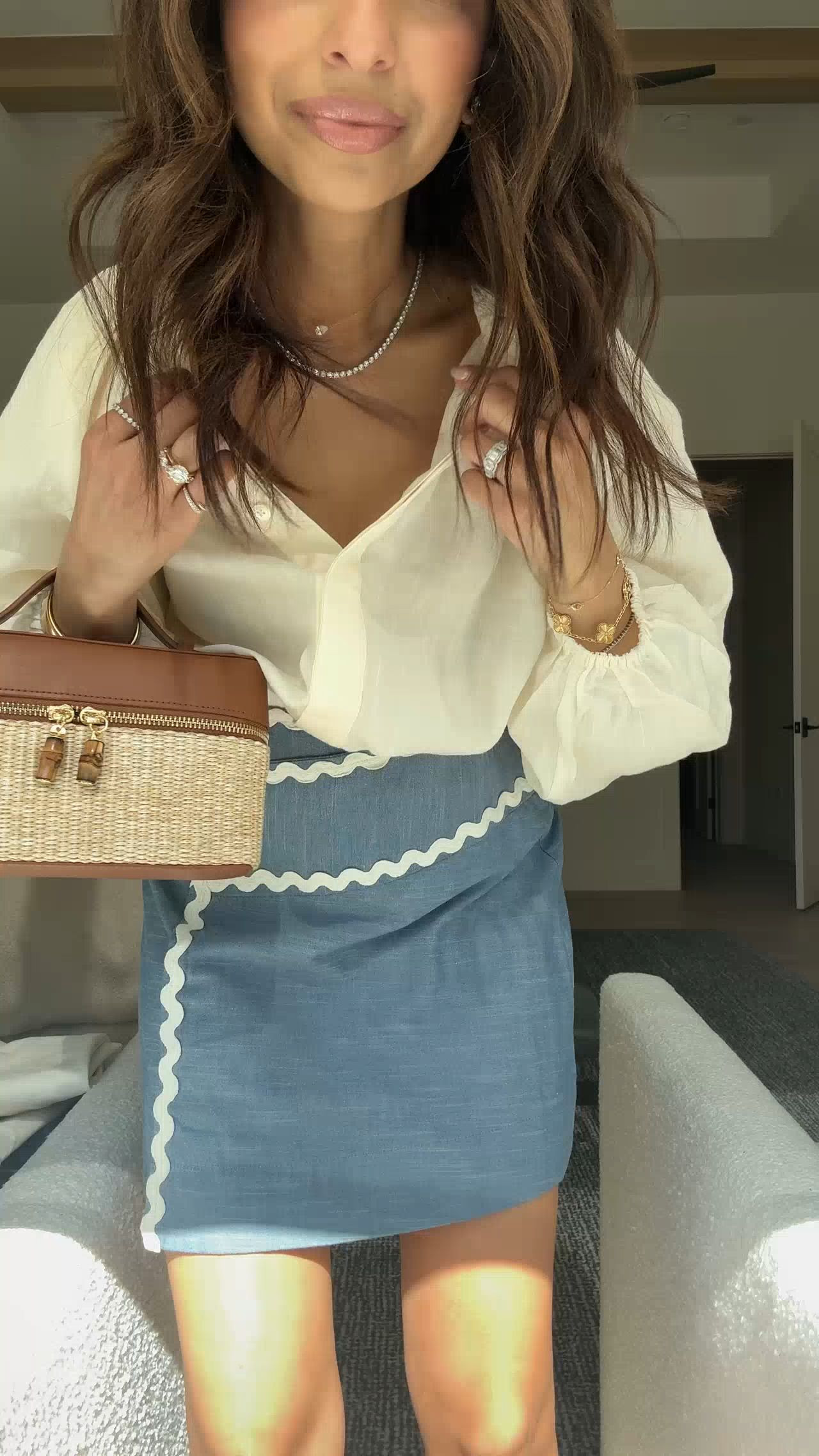 Love this spring look! Wearing an xs top and 2 in skirt but needed 0

#LTKOver40 #LTKSeasonal