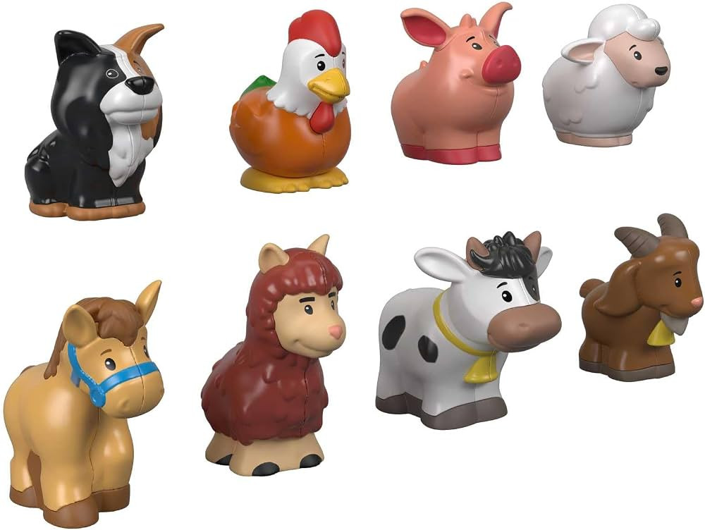 Fisher-Price Little People Toddler Toys Farm Animal Friends 8-Piece Figure Set for Pretend Play A... | Amazon (US)