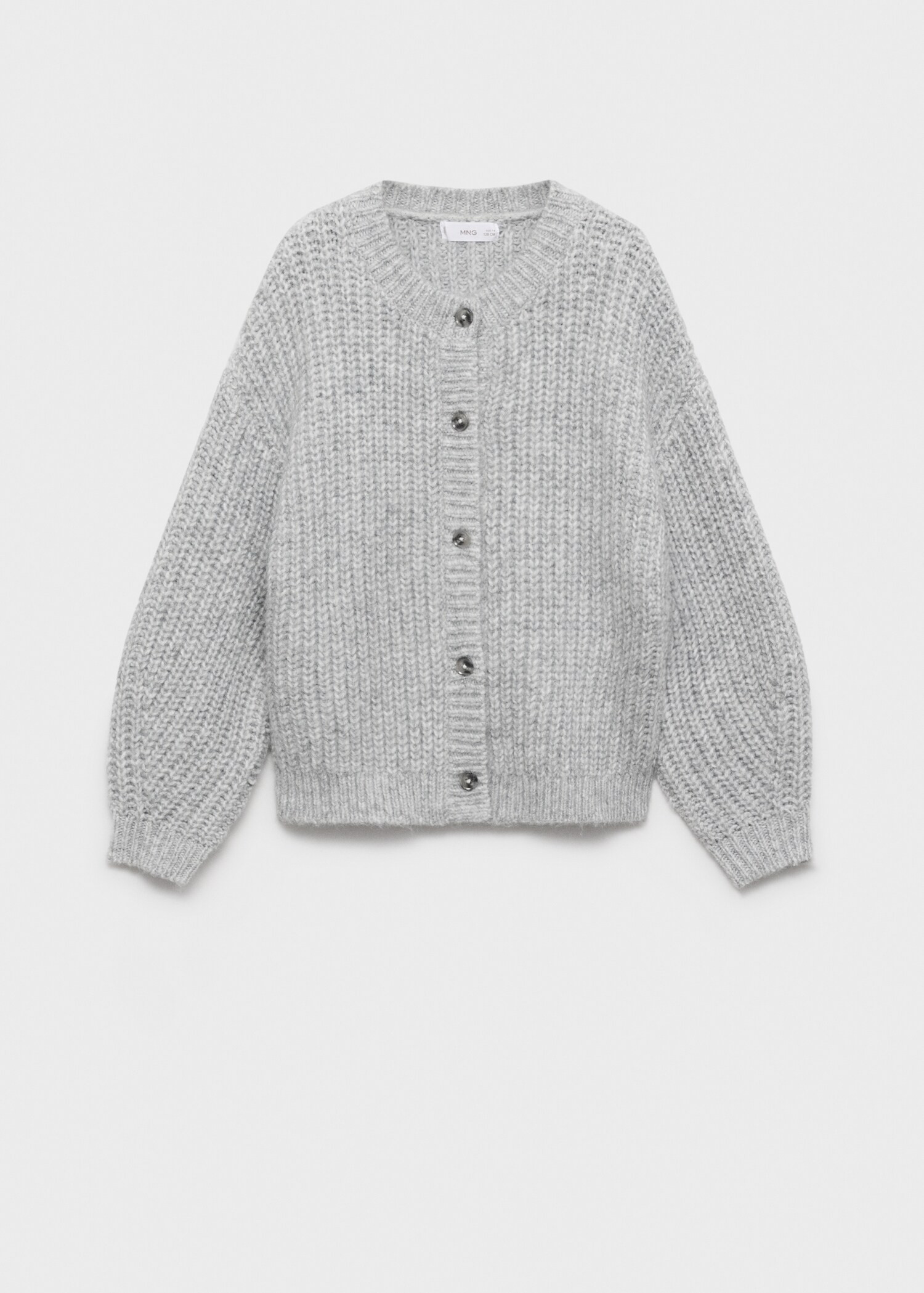Ribbed knitted cardigan with buttons - Kids | MANGO USA | Mango (US/MX/AU)