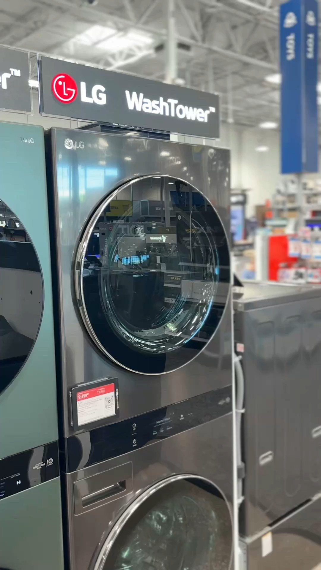 LG STACKABLE Washer + Dryer in Dark Steel.

#LTKHome #LTKFamily