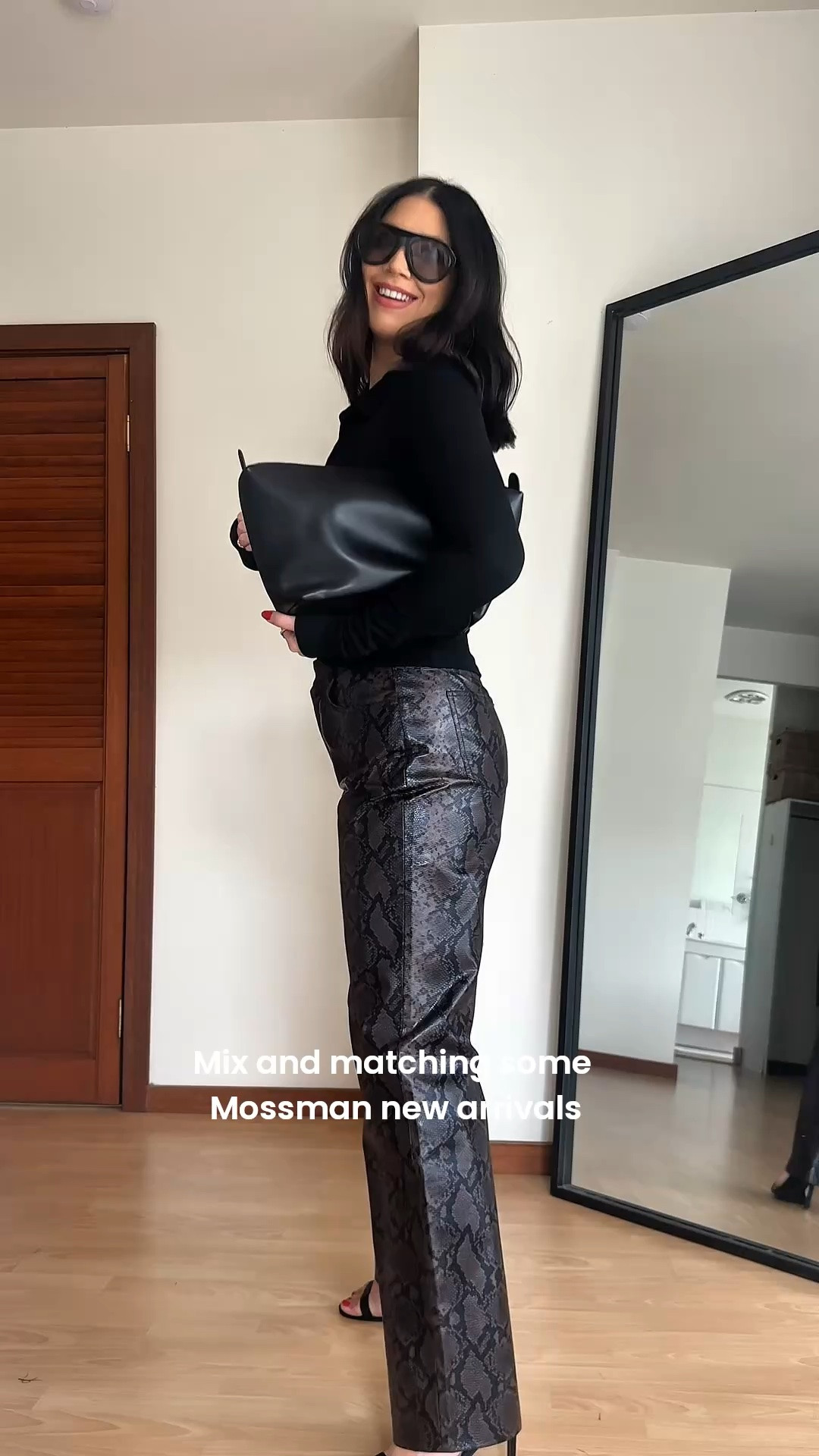 Styling five new pieces from Mossman. I’m wearing the size 10 in everything.