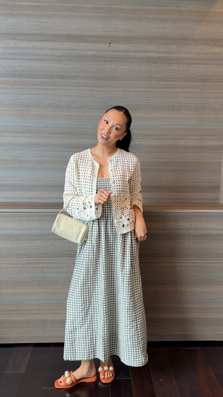 Actually wearing the dress backwards because I think it looks better like this with the cardigan on but without the cardigan, worn the right way it perfff

#LTKootd #LTKgrwm #LTKSeasonal