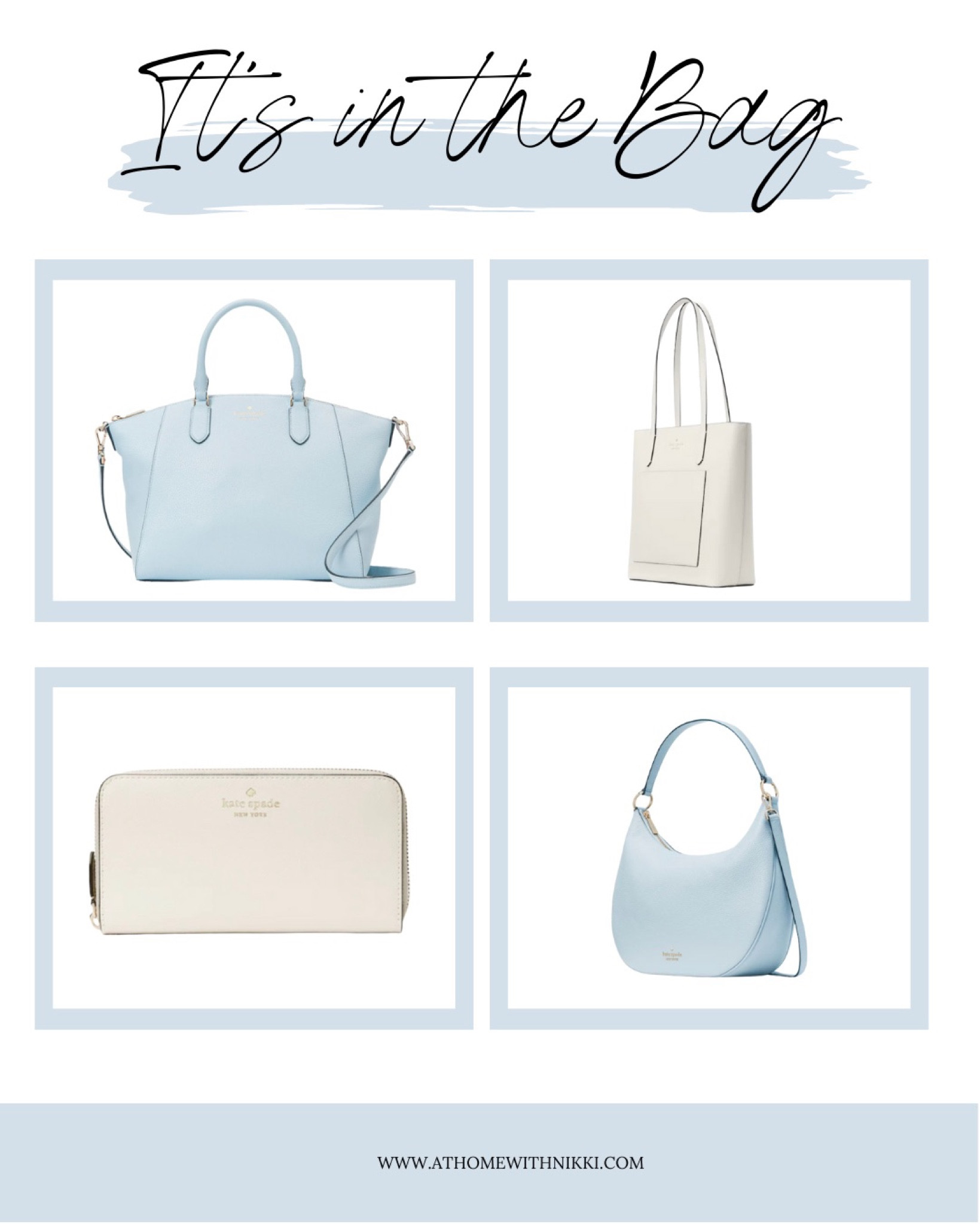 Hello Friends! With the change of seasons, this is the perfect time to give your purse a refresh. Over time, it's easy for a purse to become cluttered and disorganized. A purse refresh can help you get rid of any items you no longer need, organize the items you do need, and ensure that everything is easy to find when you need it. #katespade #pursecrush 

#LTKSeasonal #LTKitbag #LTKsalealert