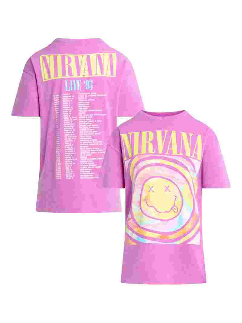 Nirvana Graphic Tee Shirt, Women's | Walmart (US)