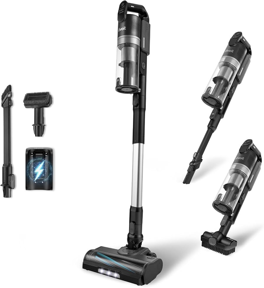 Levoit - Akku Staubsauger - Laufzeit für 100㎡ - Staubsauger Kabellos - Vacuum Cleaner - 99,99 ... | Amazon (DE)