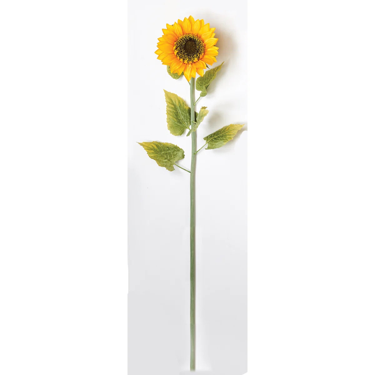 41" Artificial Sunflower w/ Giant 8" Flowerhead & 6 leaves | Wayfair North America
