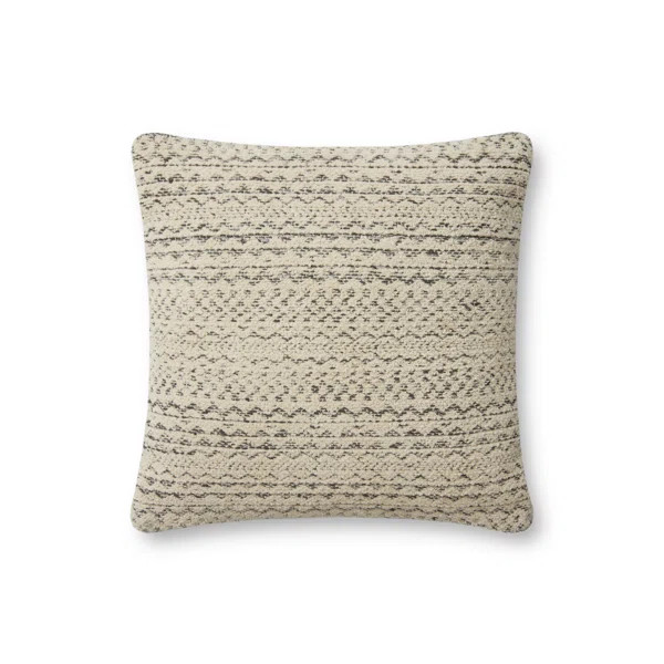 Angela Rose X Loloi Gloaming Charcoal / Ivory Pillow | Wayfair North America