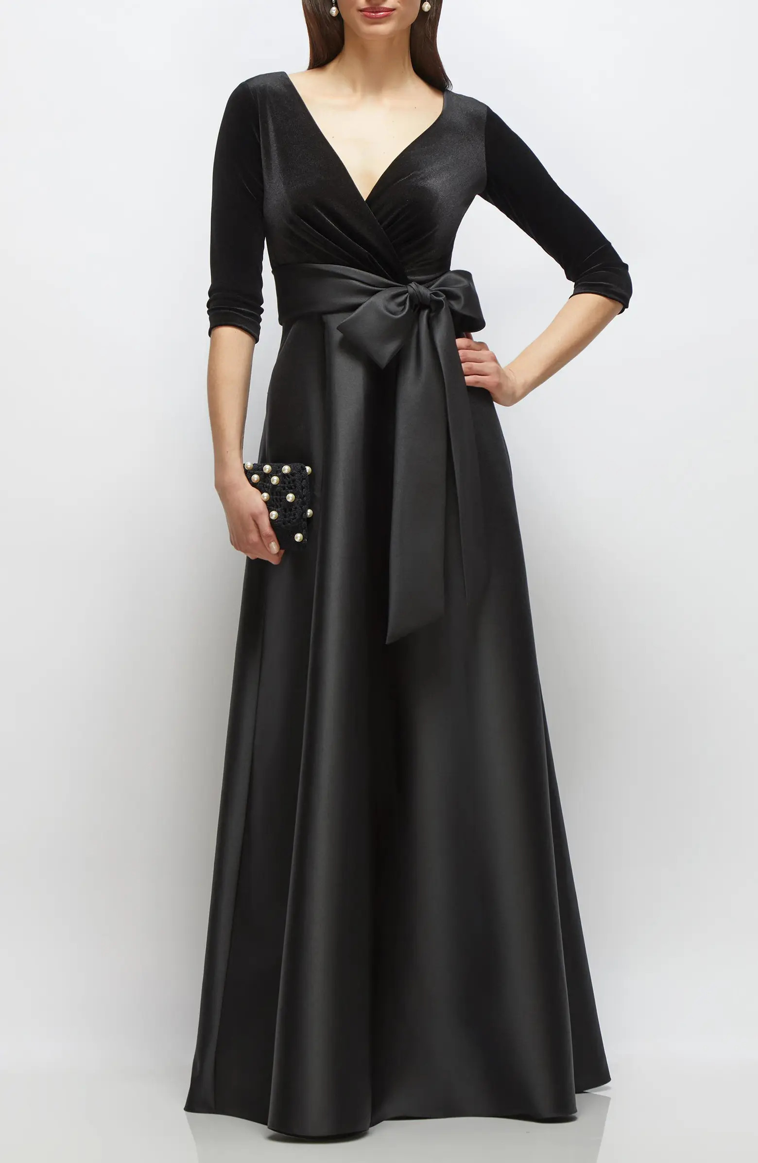 Mixed Media Gown | Nordstrom