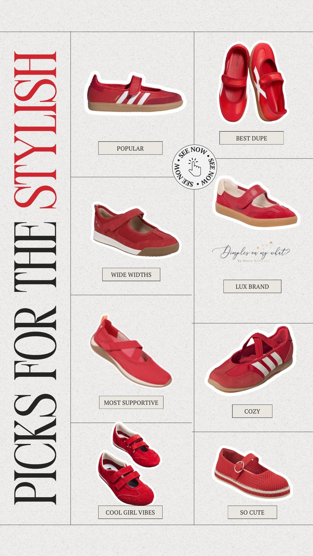 On trend Mary Jane sneakers in RED will make every outfit POP! 



#LTKMidsize #LTKOver40 #LTKPlusSize