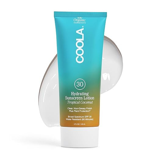 COOLA Organic Sunscreen SPF 30 Sunblock Body Lotion, Dermatologist Tested Skin Care For Daily Pro... | Amazon (US)