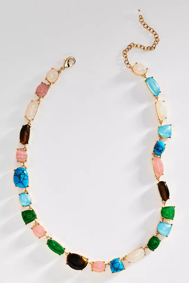 Gemstone Statement Necklace | Anthropologie (US)