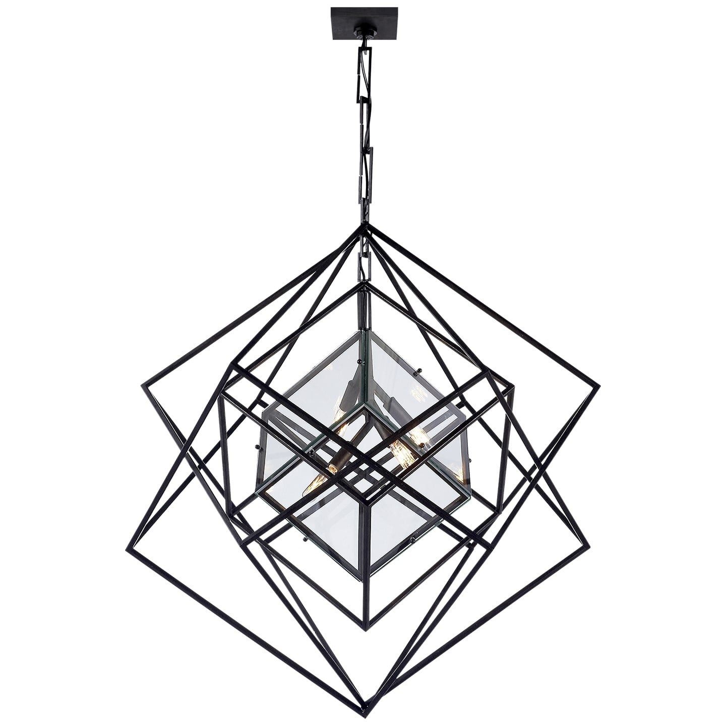Cubist Medium Chandelier | Lightopia