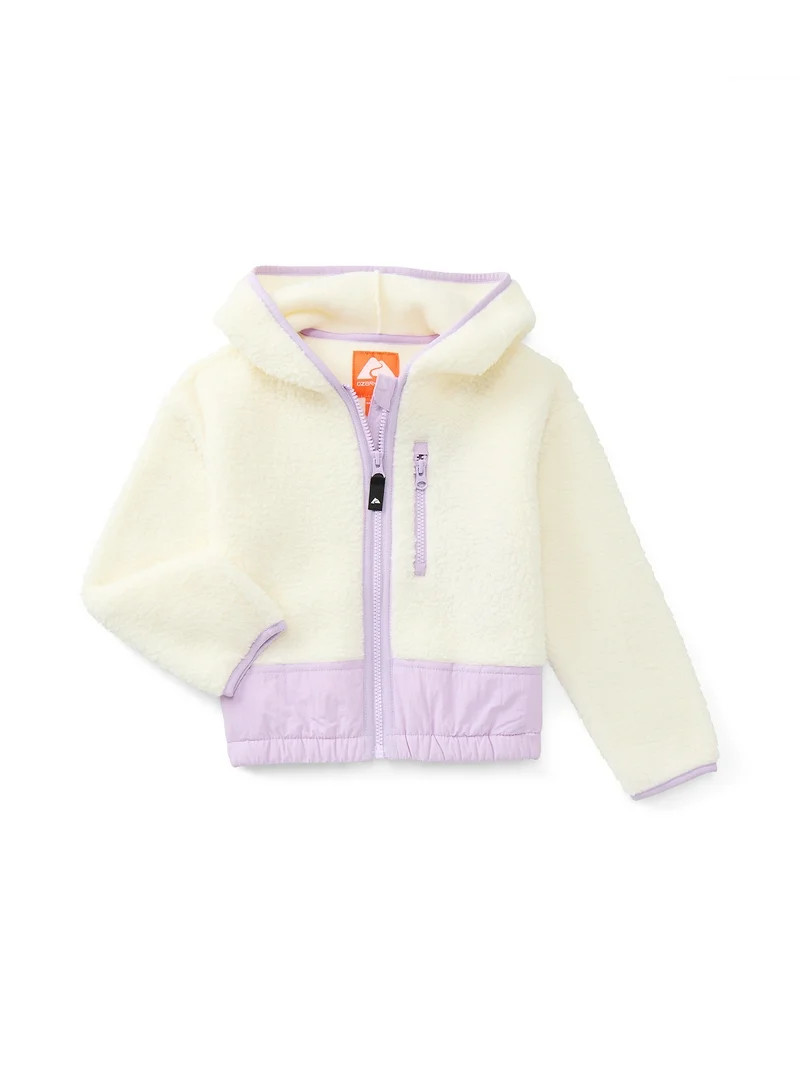 Ozark Trail Girls Zip Fleece Jacket, Sizes 4-18 | Walmart (US)