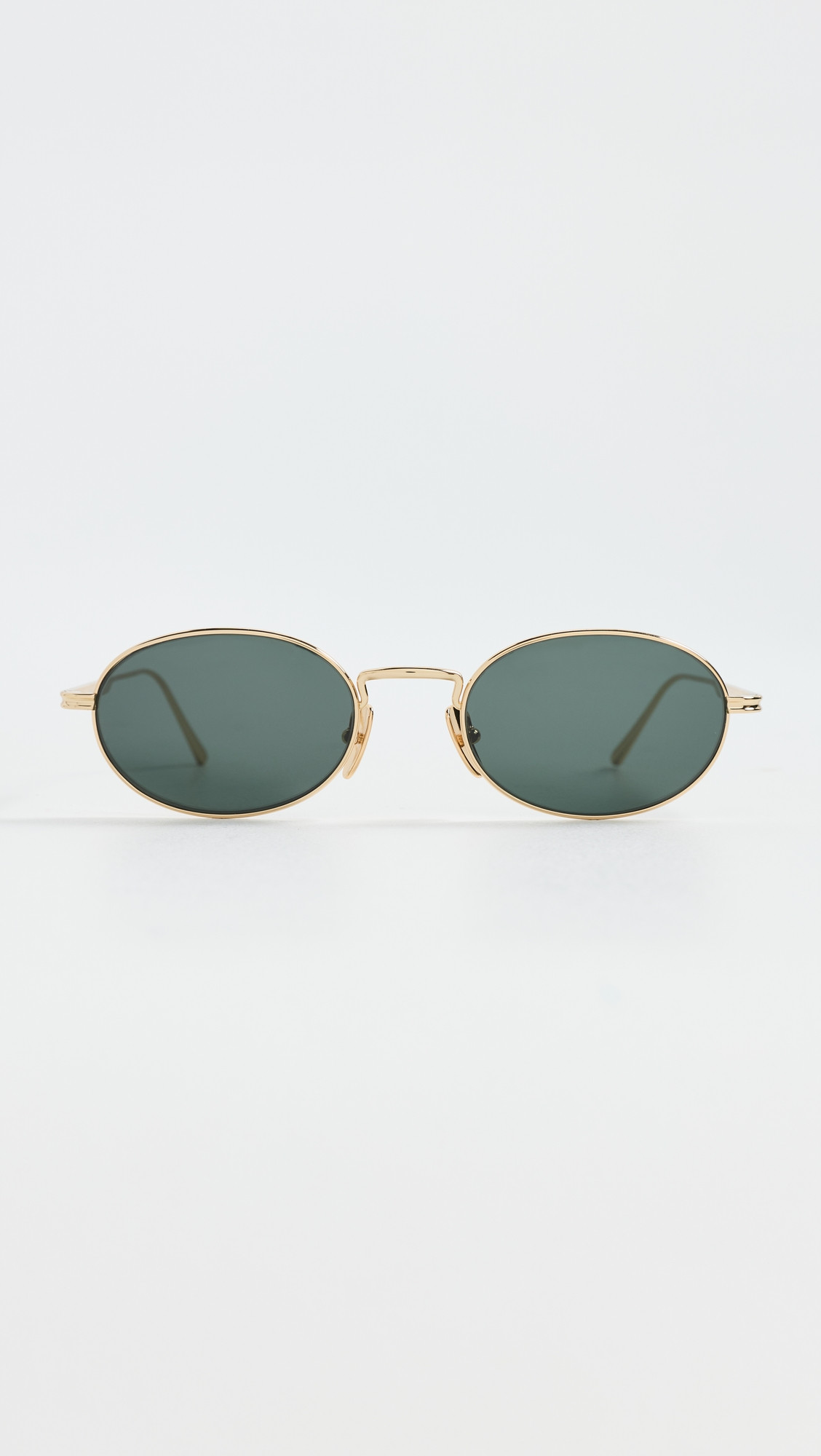 Chimi Titan Oval Sunglasses Gold One Size | Shopbop