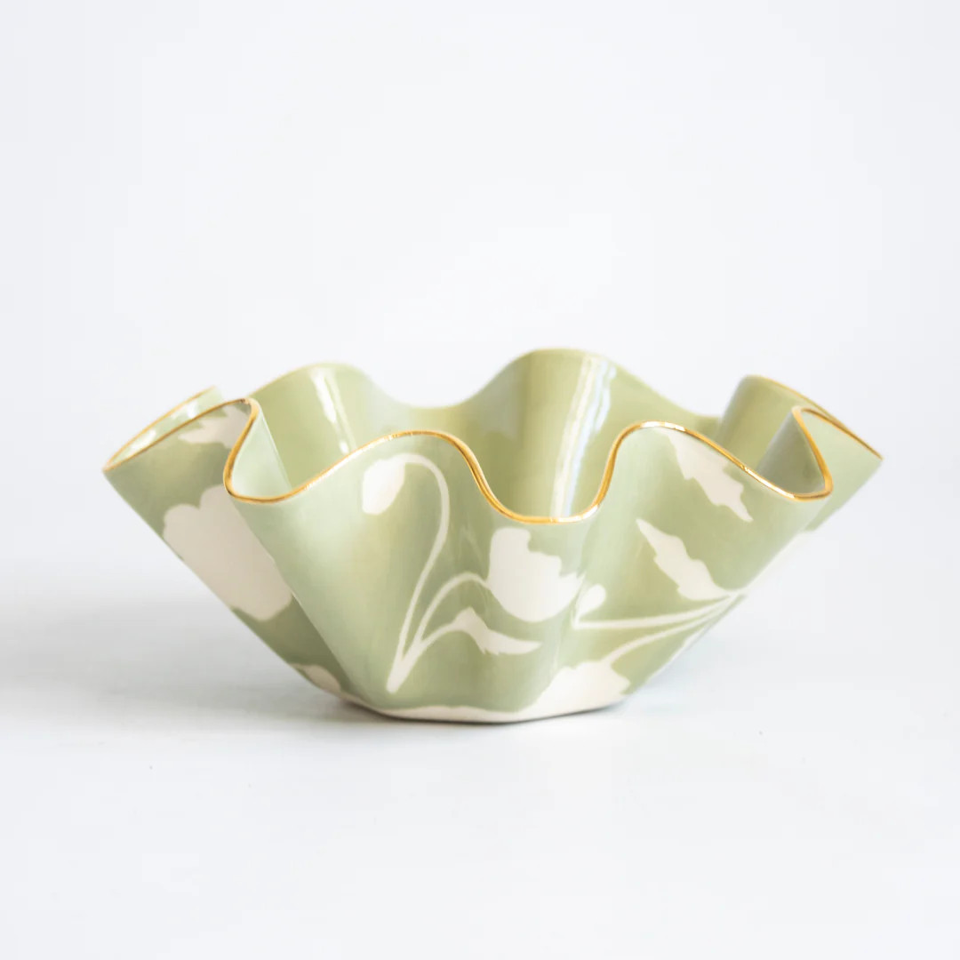 Bijou Poppy Wavy Bowl | Susan Gordon Pottery