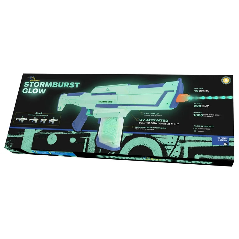 Gelbee's Storm Burst Glow in the Dark Water Bead Blaster, Gelbee's Brand - Walmart.com | Walmart (US)