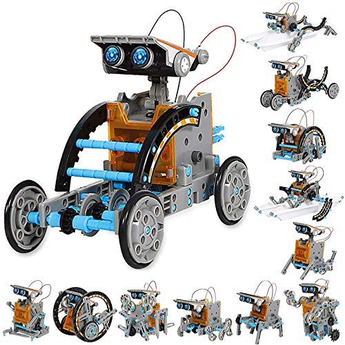 Sillbird STEM 12-in-1 Education Solar Robot Toys -190 Pieces DIY Building Science Experiment Kit for | Amazon (US)