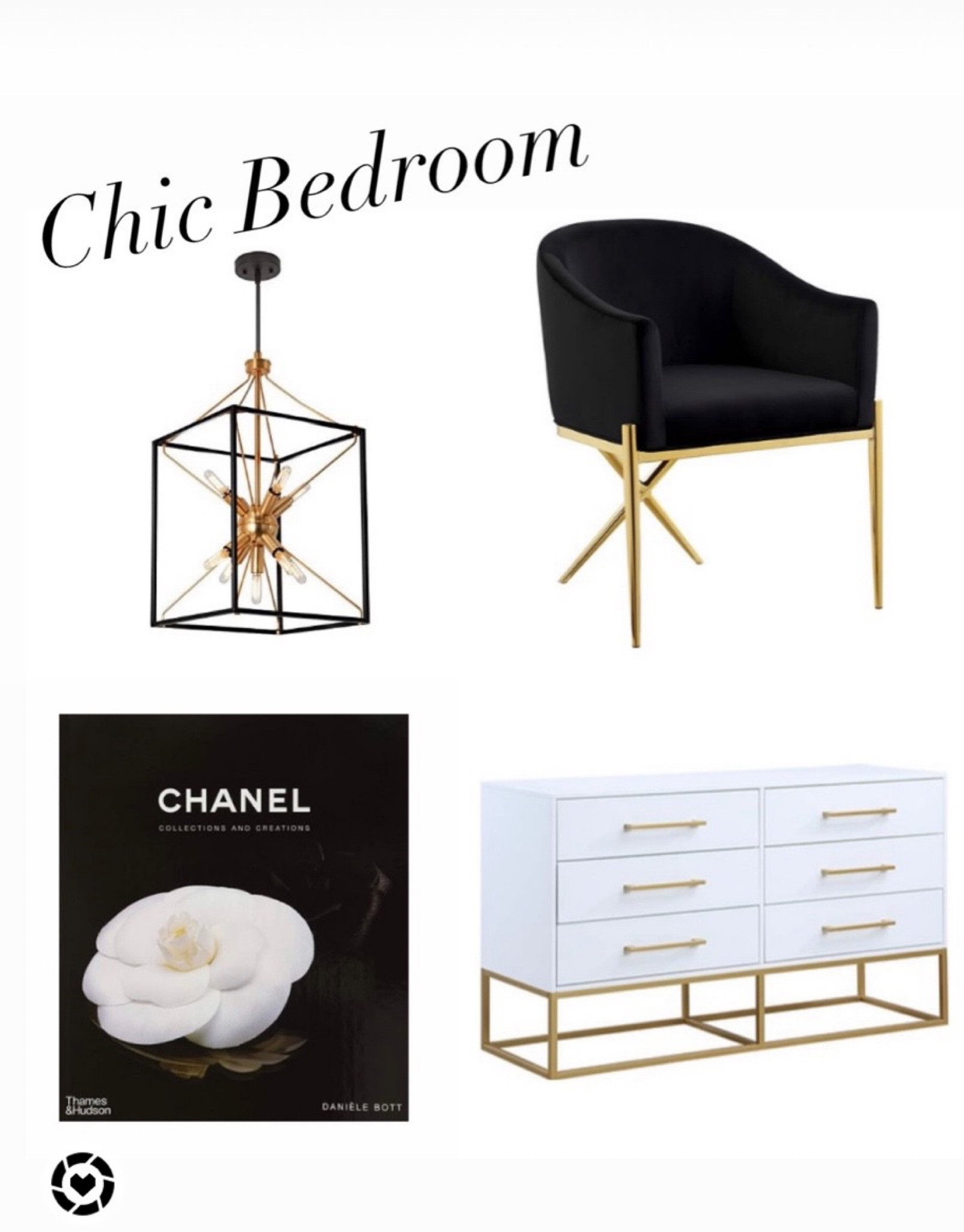 Chic bedroom decor, black and white bedroom home decor, dresser 

#LTKhome #LTKFind #LTKstyletip