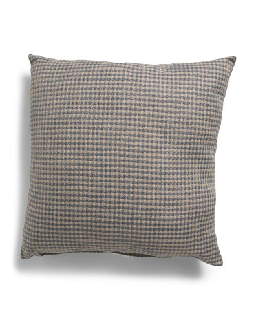 Made In Usa 22x22 Feather Fill Hodge Riverbank Mini Gingham Pillow | Home | Marshalls | Marshalls