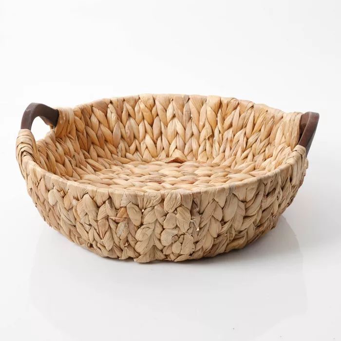 Cravings by Chrissy Teigen Water Hyacinth Basket with Wood Handles | Target