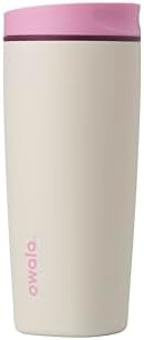 Owala SmoothSip Slider Insulated Stainless Steel Coffee Tumbler, Reusable Iced Coffee Cup, Hot Co... | Amazon (US)